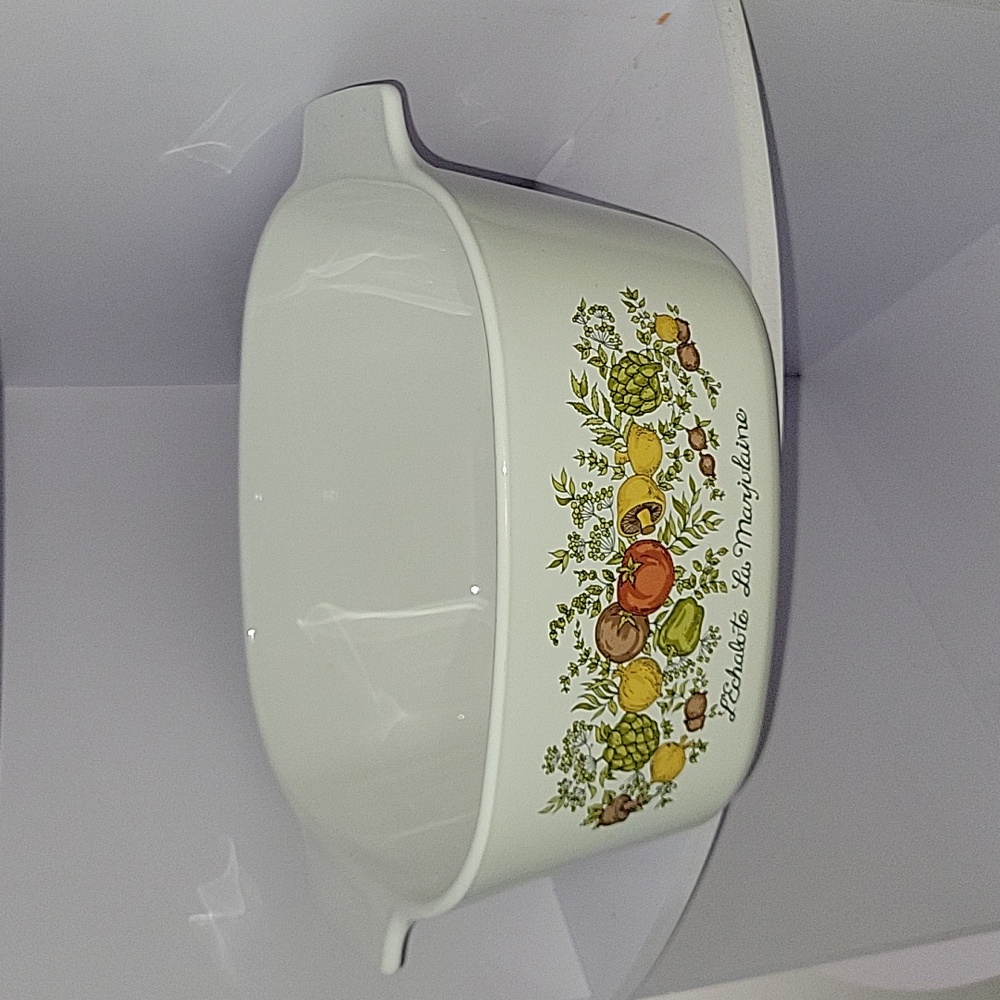 Vintage Corningware 3 Liter- Spice Of Life L'Echalote LA Marjolaine